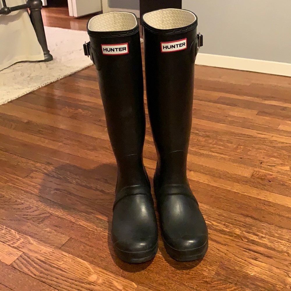 Hunter Original Tall Matte Black Boots